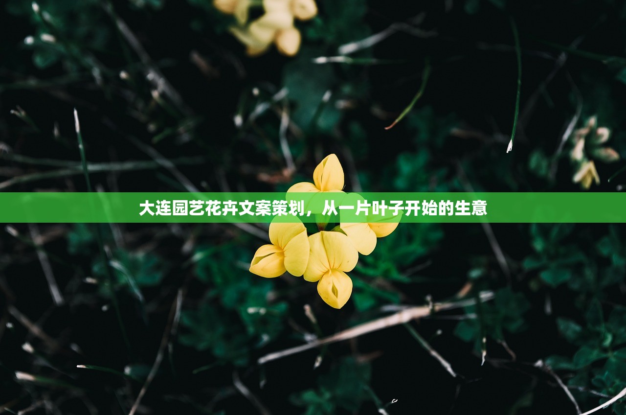 大连园艺花卉文案策划，从一片叶子开始的生意