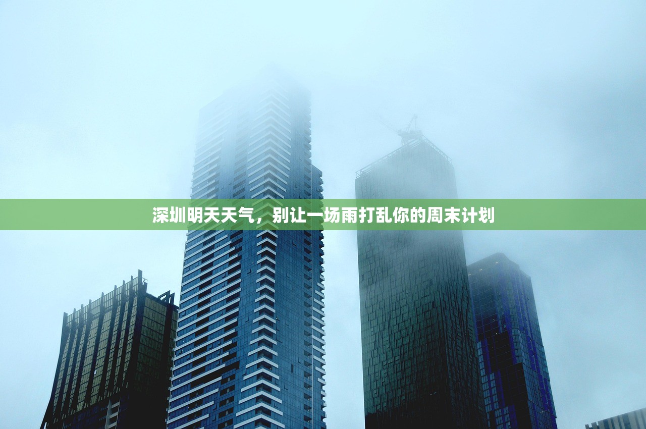 深圳明天天气，别让一场雨打乱你的周末计划