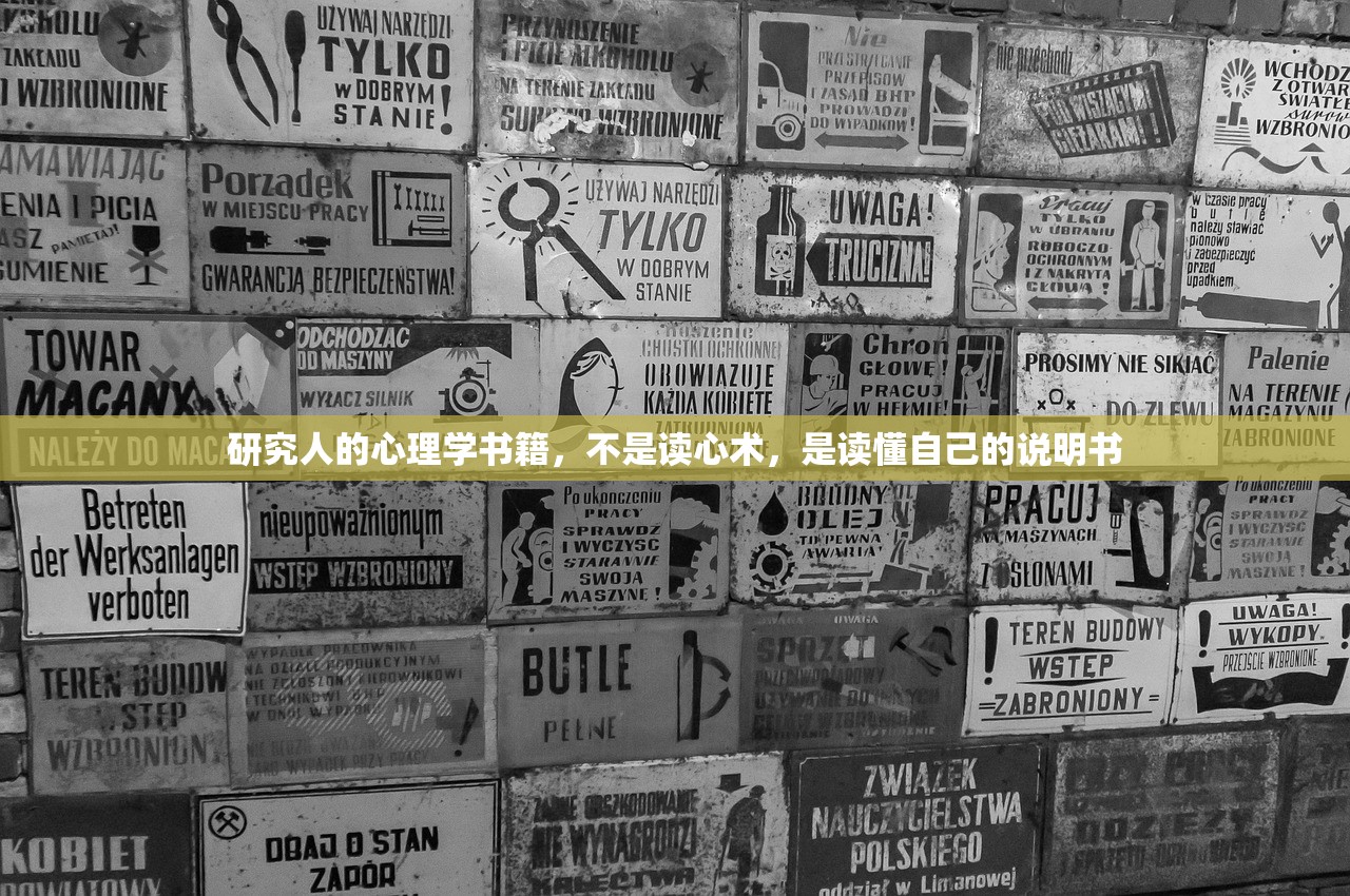 研究人的心理学书籍，不是读心术，是读懂自己的说明书