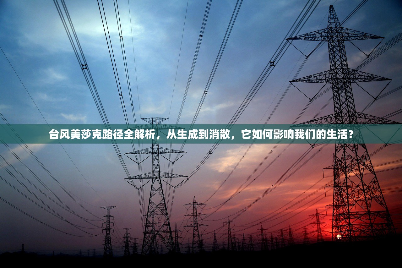 台风美莎克路径全解析，从生成到消散，它如何影响我们的生活？