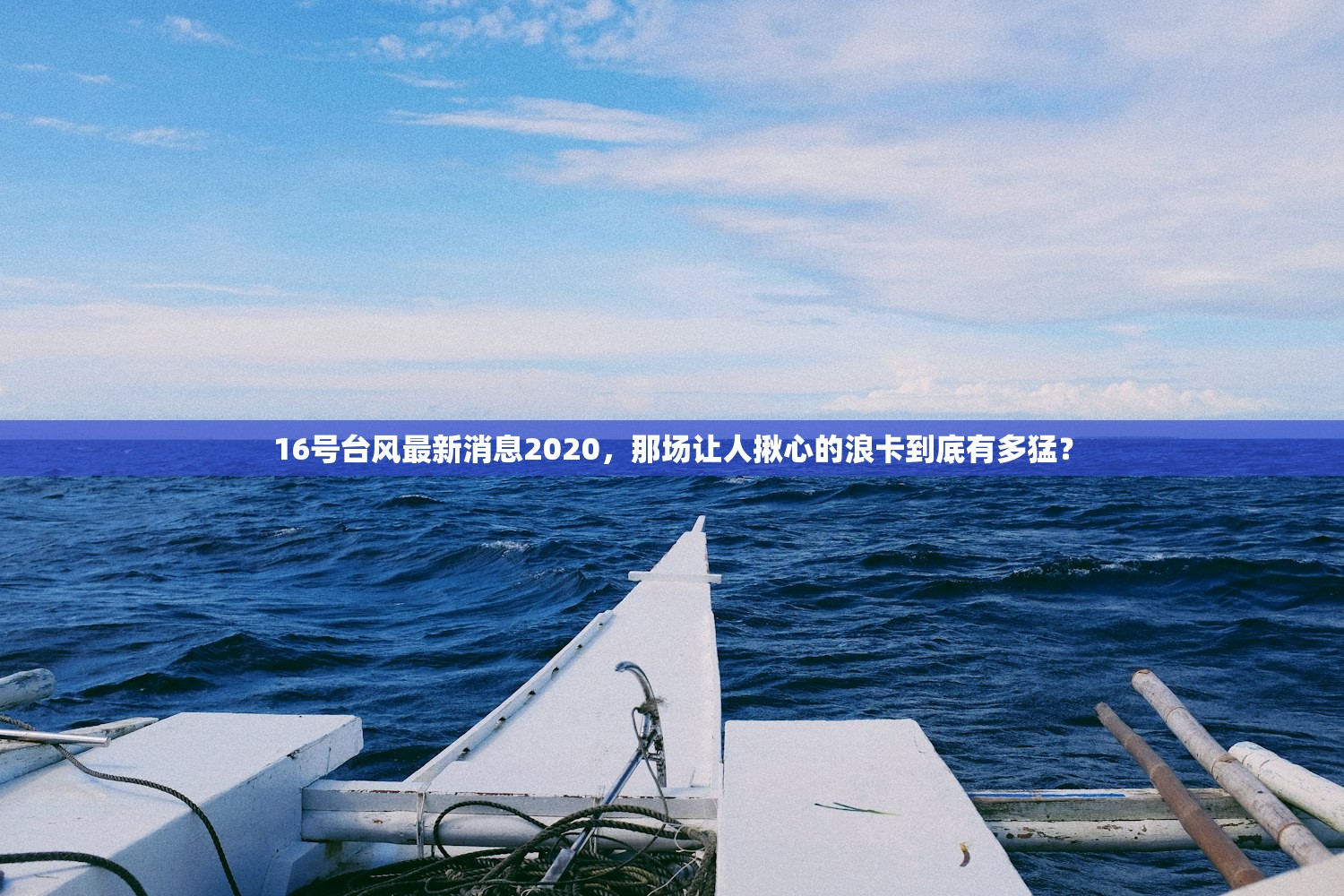 16号台风最新消息2020，那场让人揪心的浪卡到底有多猛？