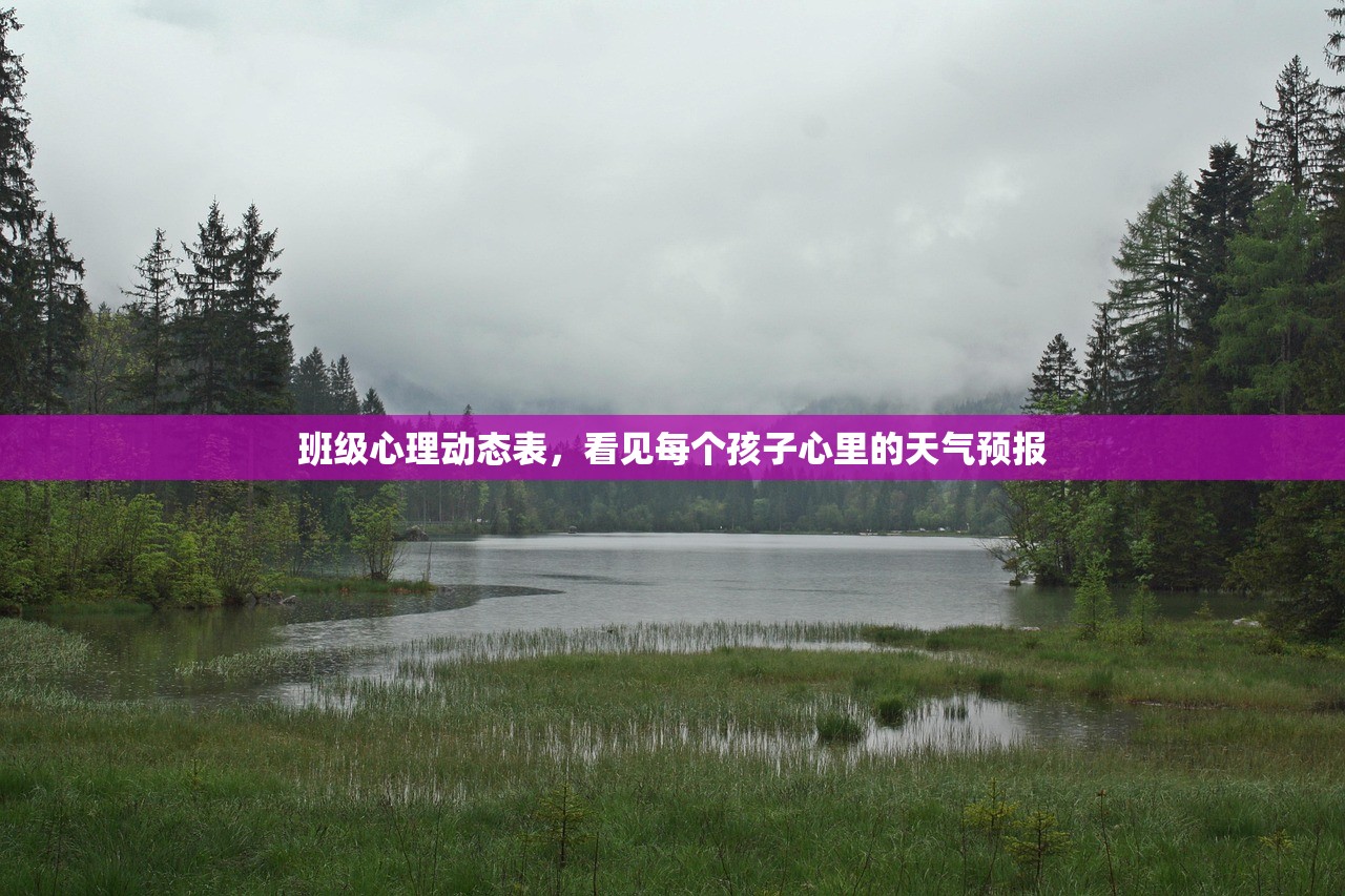 班级心理动态表，看见每个孩子心里的天气预报