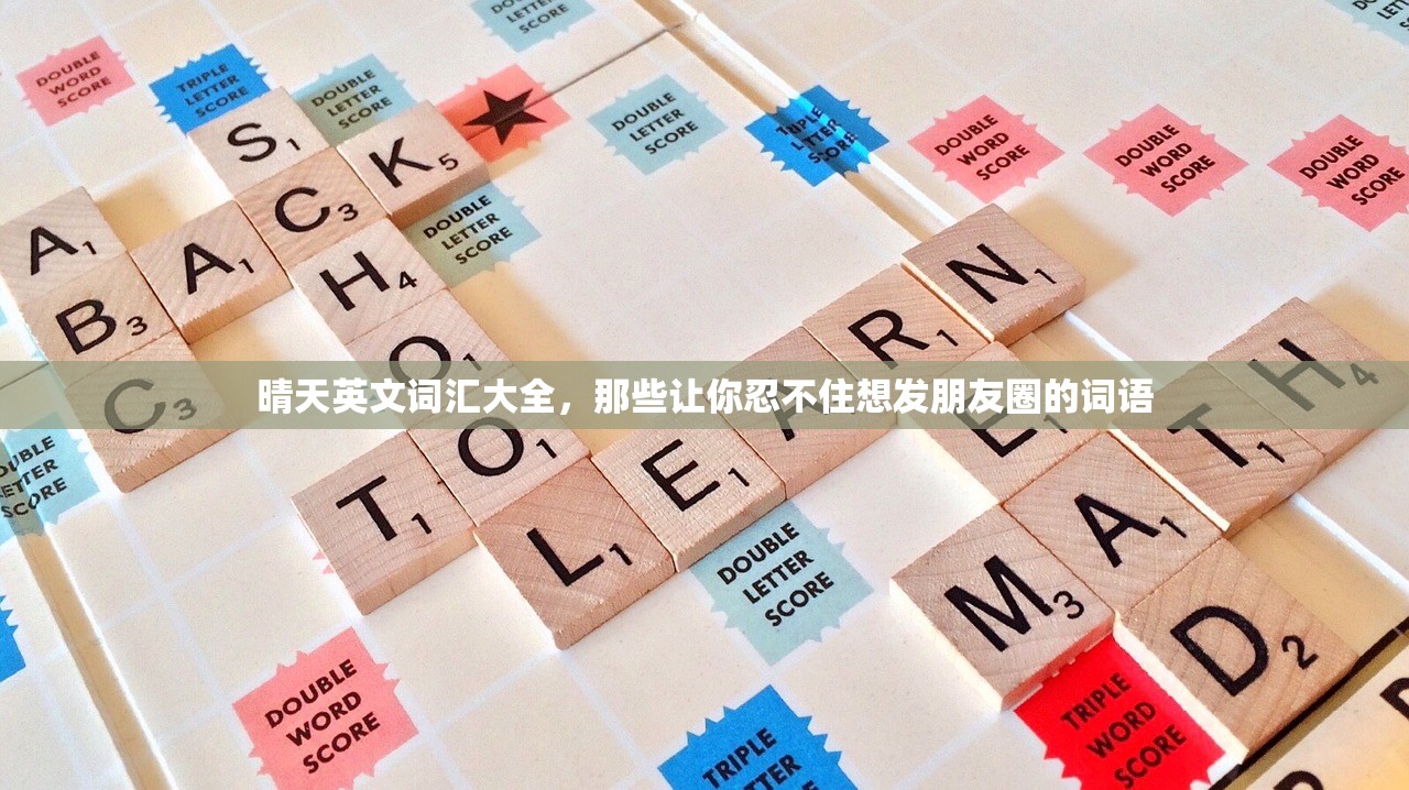 晴天英文词汇大全，那些让你忍不住想发朋友圈的词语