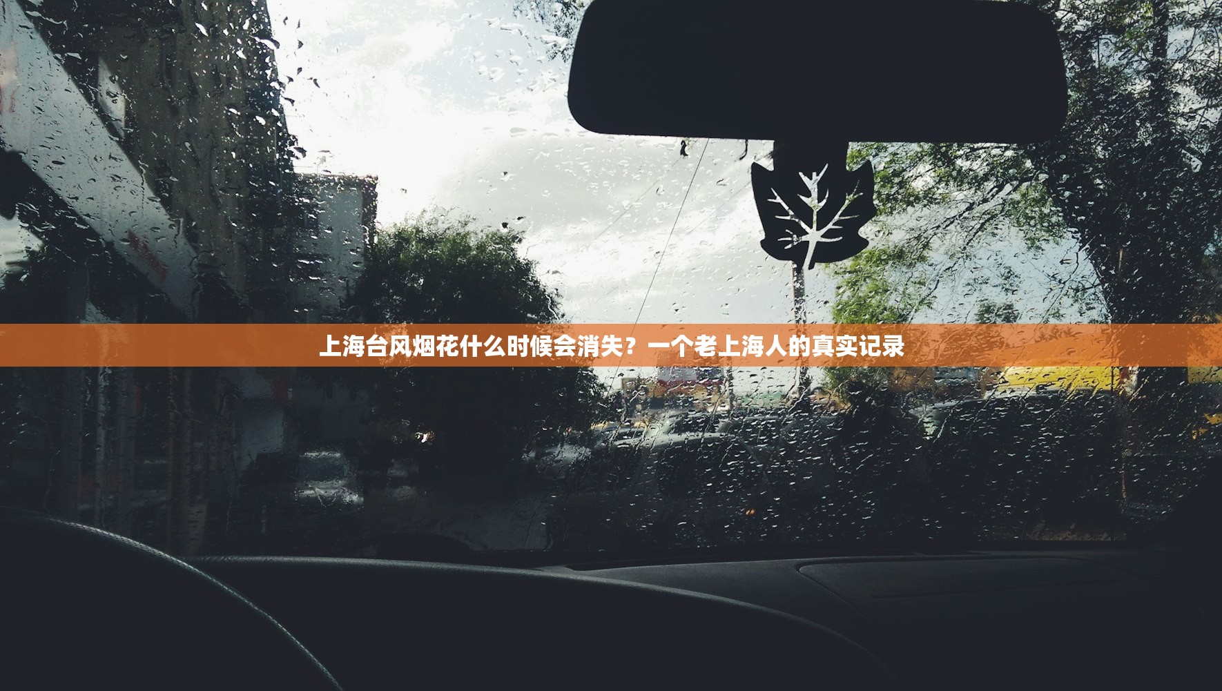 上海台风烟花什么时候会消失？一个老上海人的真实记录