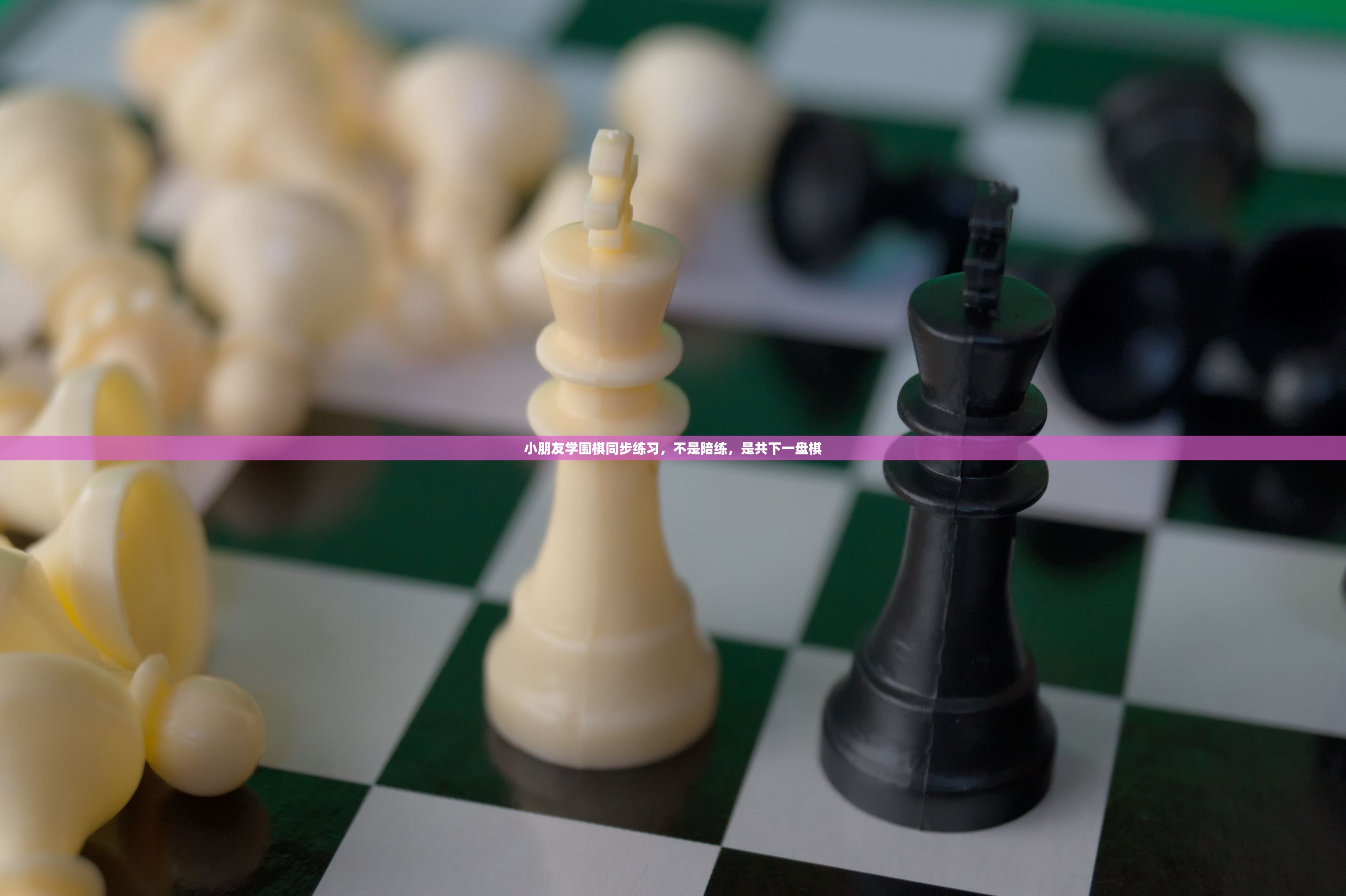 小朋友学围棋同步练习，不是陪练，是共下一盘棋