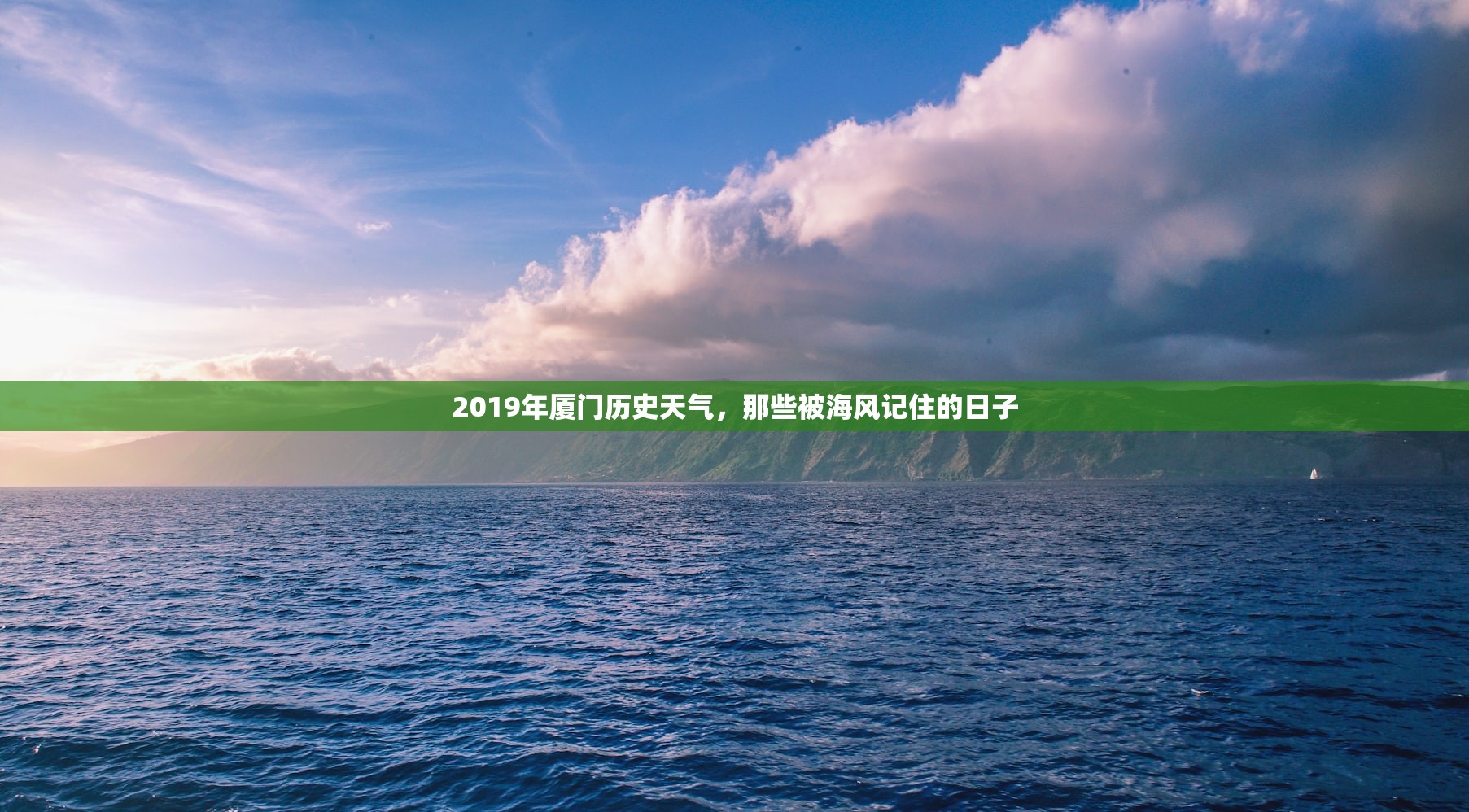 2019年厦门历史天气，那些被海风记住的日子