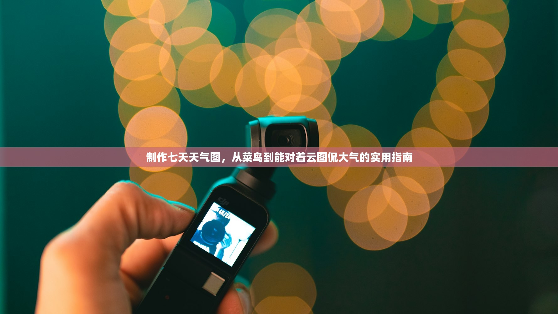 制作七天天气图，从菜鸟到能对着云图侃大气的实用指南