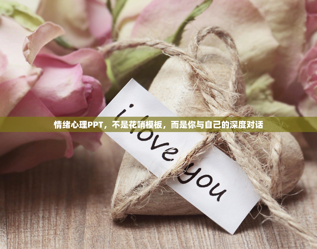 情绪心理PPT，不是花哨模板，而是你与自己的深度对话