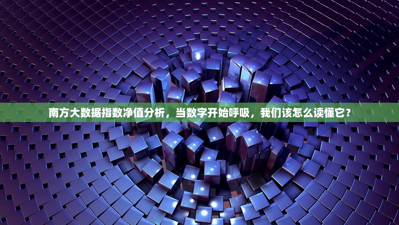 南方大数据指数净值分析，当数字开始呼吸，我们该怎么读懂它？